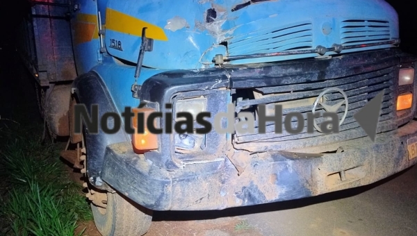 Idoso morre em colisão entre moto e caminhão na rodovia AC-475, no interior do Acre